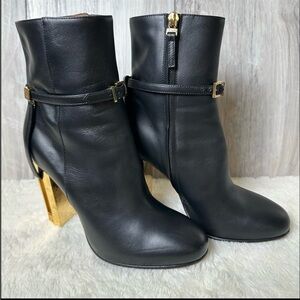 Womens Fendi Delphina Heeled Boots -37